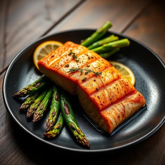 Seared Salmon & Asparagus